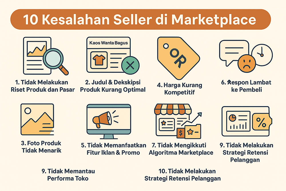 10 kesalahan seller di marketplace